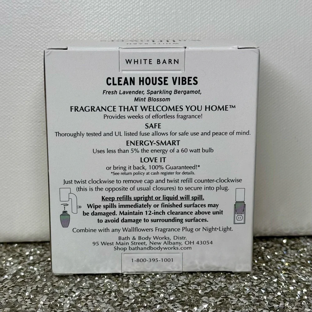 Bath and Body Works Wallflowers Clean House Vibes 2 Pack Refills NWT